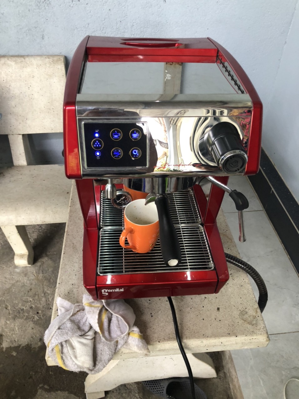 ca4 - Sửa máy cafe Gemilai không lên nguồn chính hãng tại Sài Gòn
