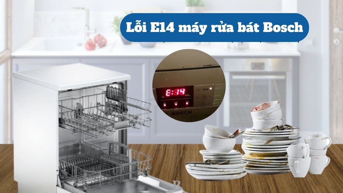 loi E14 tren may rua bat Bosch 1 - Sửa máy rửa bát Bosch lỗi E14 tại SG