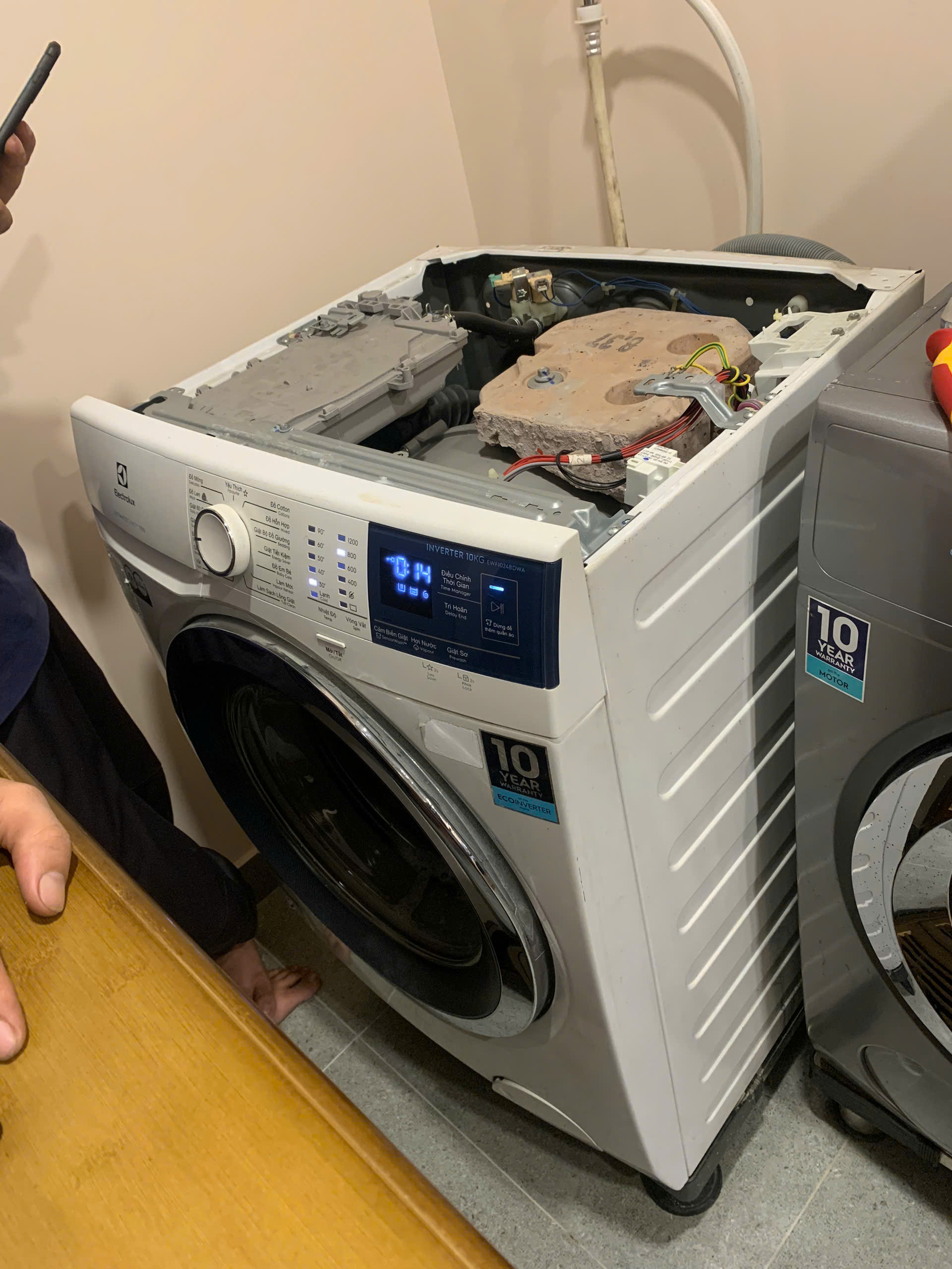 Sửa máy giặt Electrolux lỗi E10