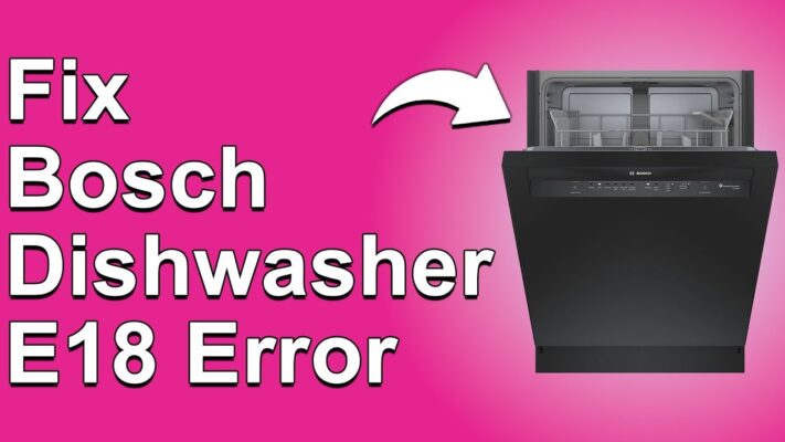 Sửa máy rửa bát Bosch lỗi E18 Sửa máy rửa bát Bosch lỗi E18
