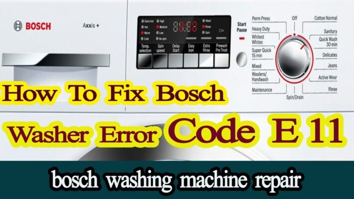 Sửa Máy Rửa Bát Bosch Lỗi E11 Sửa Máy Rửa Bát Bosch Lỗi E11